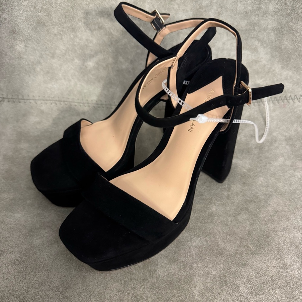 NWT Antonio Melani Seena Suede Platform Dress Sandals Sz 8 (no original box) - Picture 9 of 14
